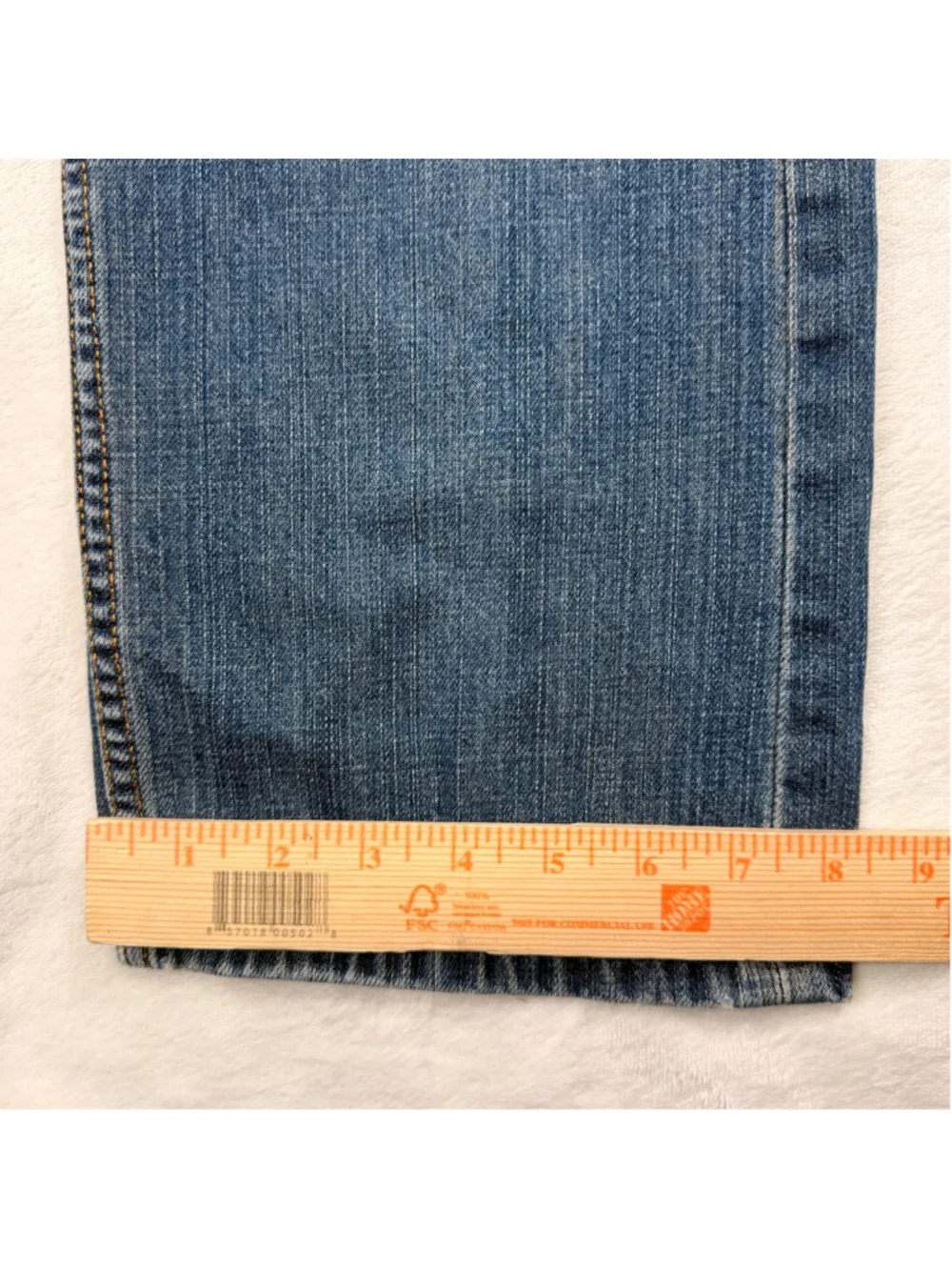 Men's Levi's 505 36x32 Medium Wash Straight Leg Jeans Blue